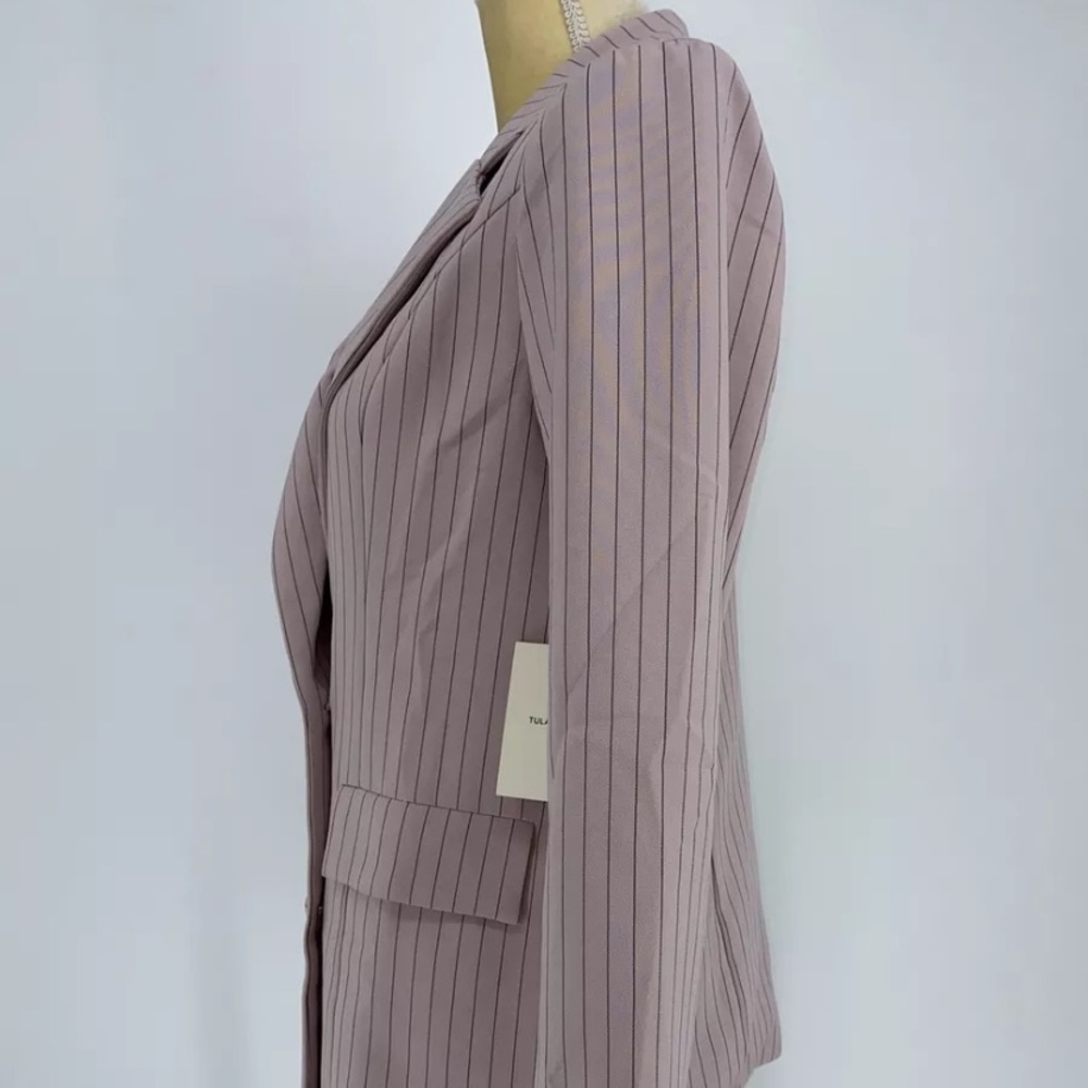 Tularosa Pink Pinstripe Blazer Jacket NWT - Picture 9 of 9